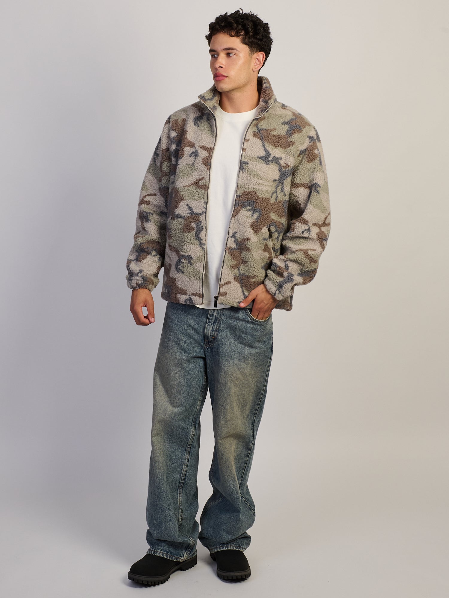 VESTE SHERPA KOLBY - CAMOUFLAGE