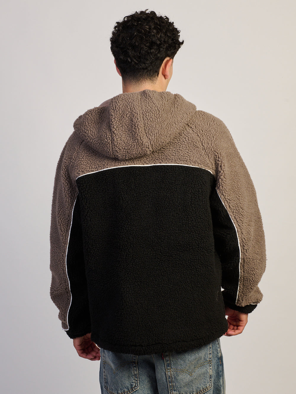 KOLBY KOLBY HOODED SHERPA JACKET - BROWN - Boathouse