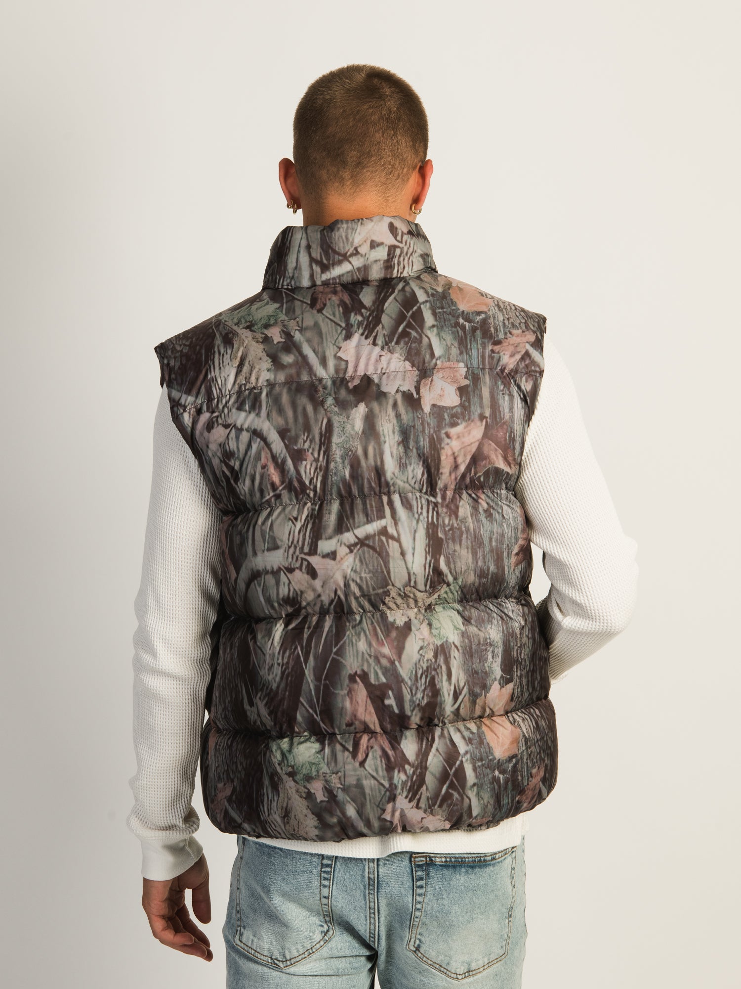 KOLBY PUFFER VEST - CAMOFLAUGE CLEARANCE
