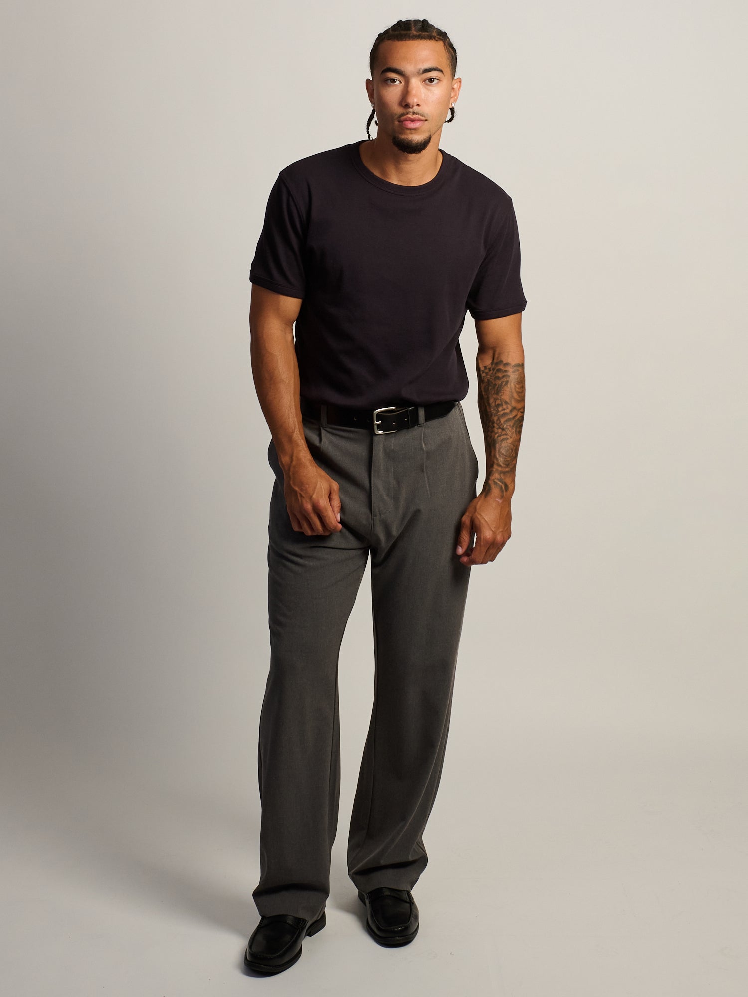 KOLBY BAGGY TROUSER - CHARCOAL