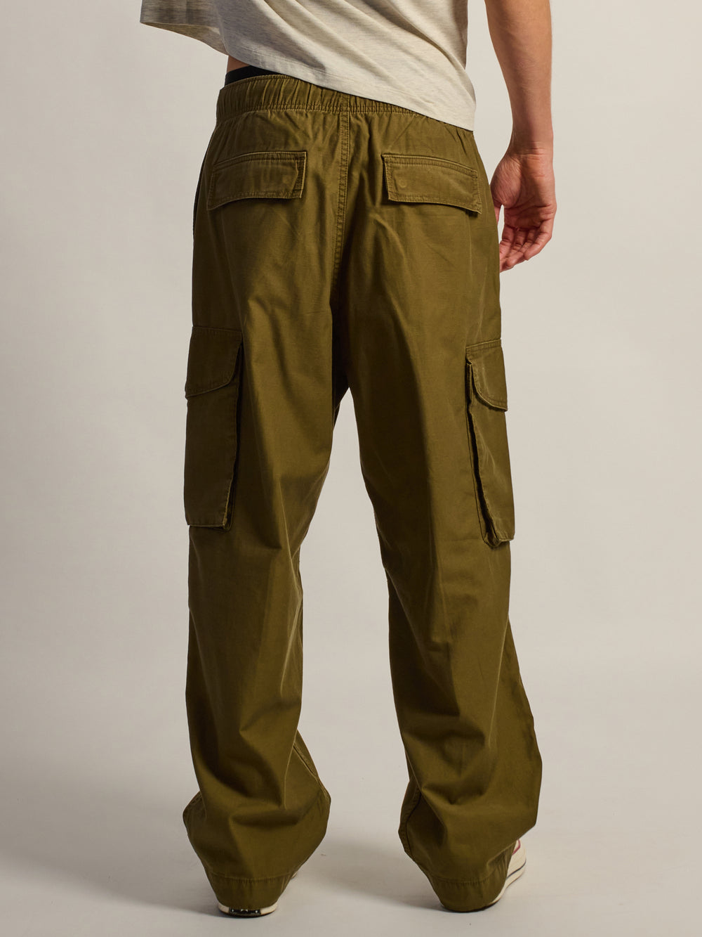 PANTALON CARGO BAGGY KOLBY - OLIVE