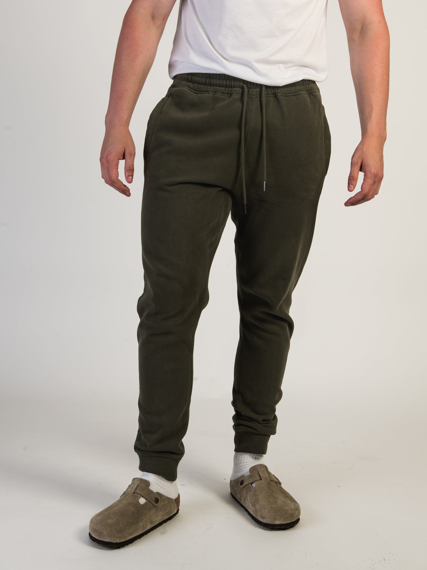 Verdusa Men's Drawstring Waist Side Pocket Straight Cargo Pants Joggers  Army Green S at  Men's Clothing store