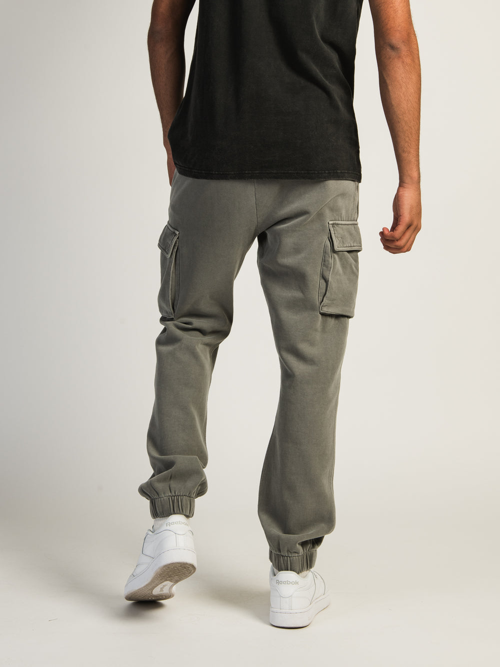 PANTALON DE JOGGING PARKER GARMENT DYE CARGO – NOIR