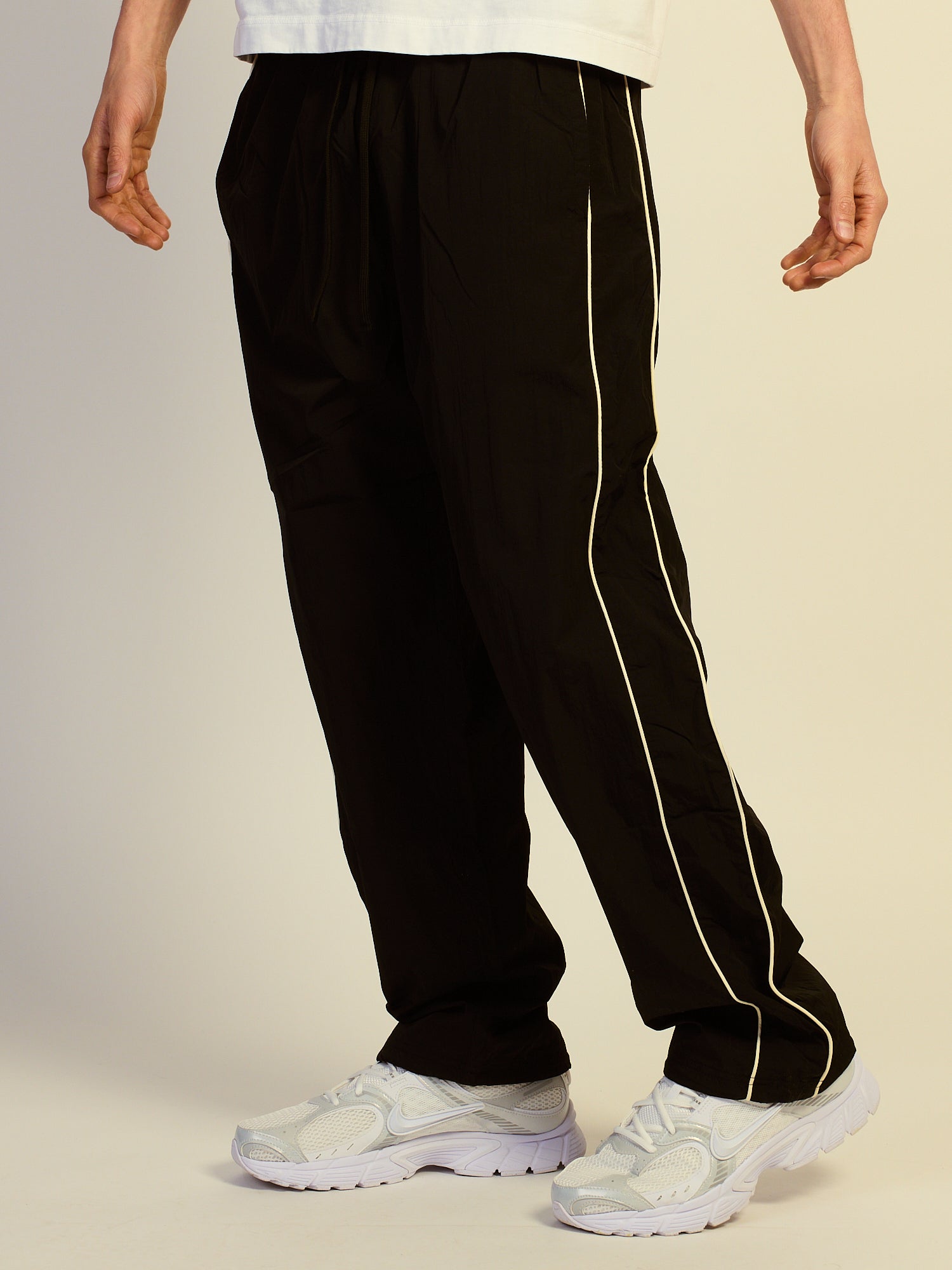 Coln thread track pants black Utility Trackpant in Black | ARNE UK