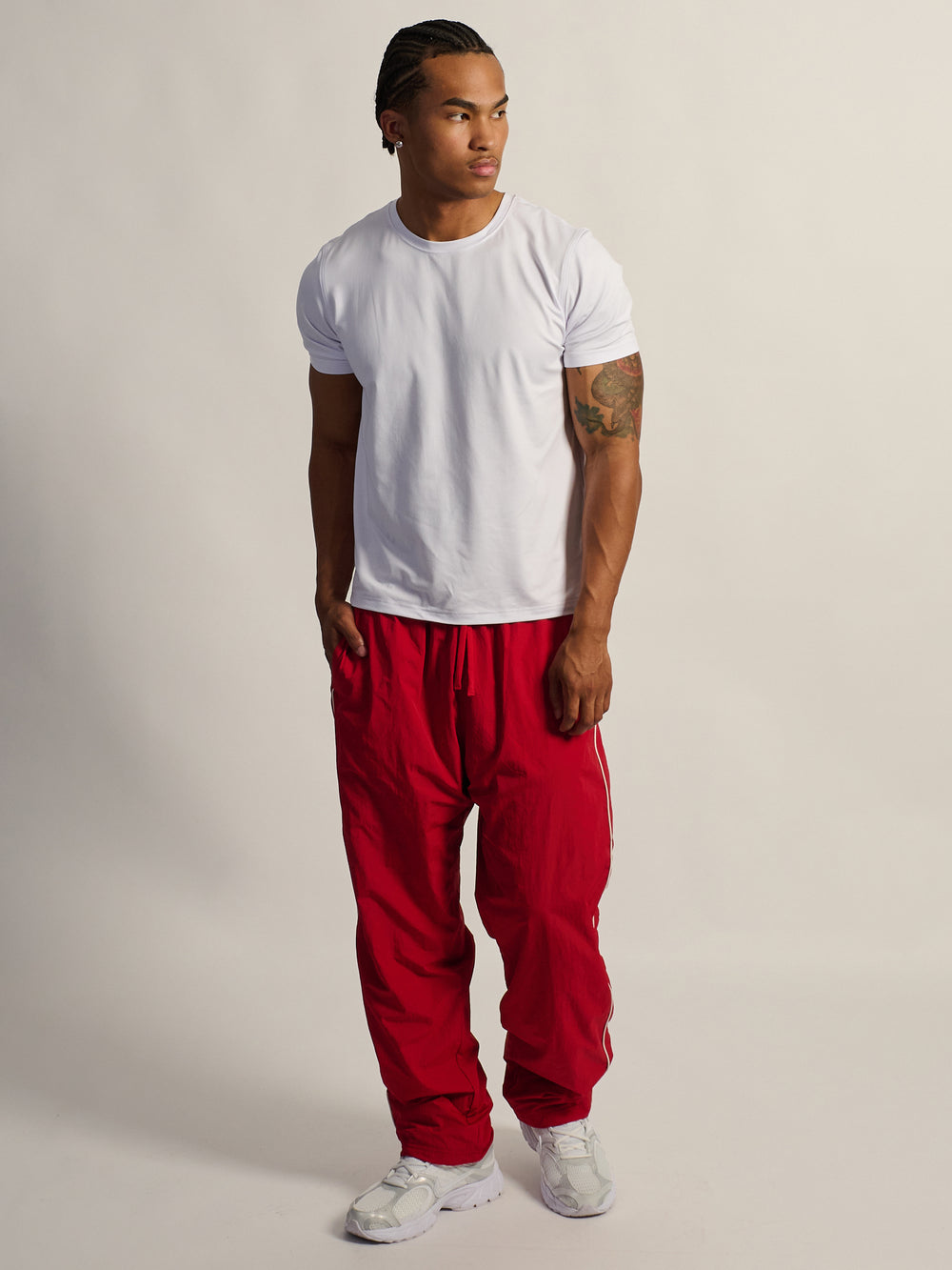 KOLBY TRACK PANT - RED