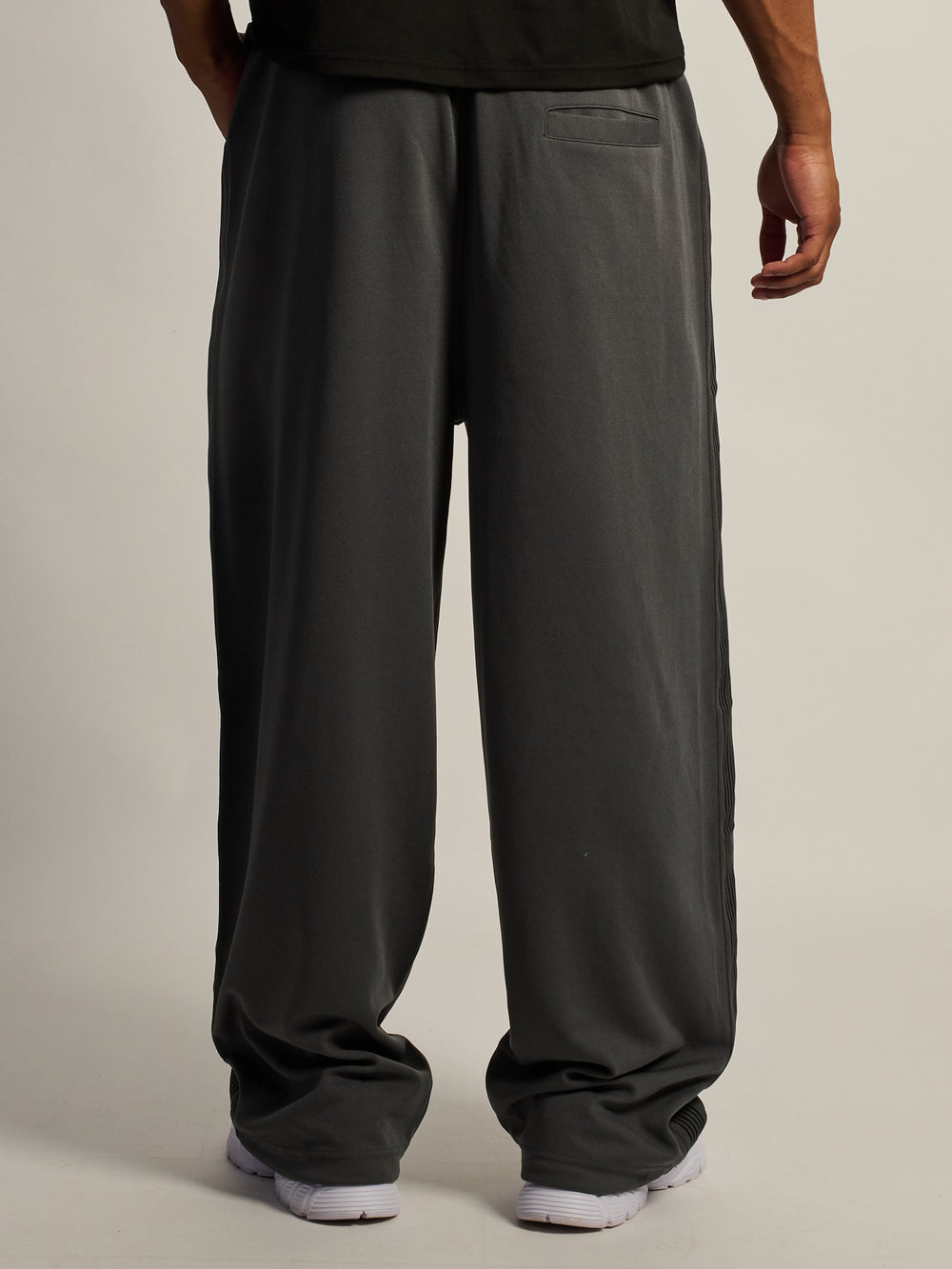 PANTALON EN TRICOT SUPER BAGGY KOLBY - CHARBON