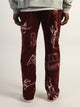 KOLBY KOLBY PRINTED POLAR PANT - BURGUNDY - Boathouse