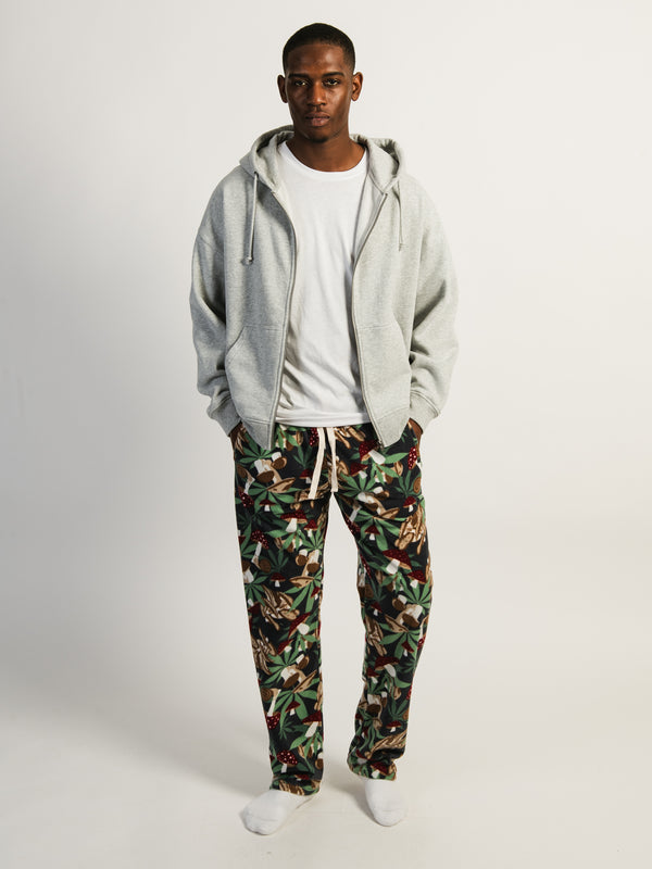 KOLBY PRINTED POLAR PANT - NAVY