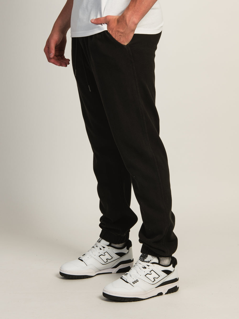 JOGGER KOLBY VINTAGE WASH - NOIR