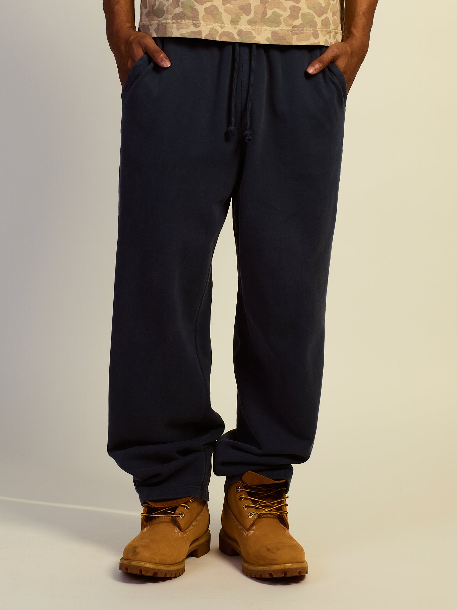 KOLBY BAGGY SWEATPANT - CHARCOAL NAVY