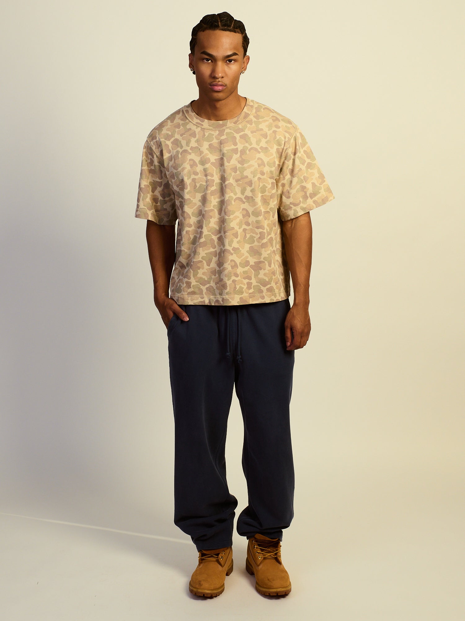 KOLBY BAGGY SWEATPANT - CHARCOAL NAVY