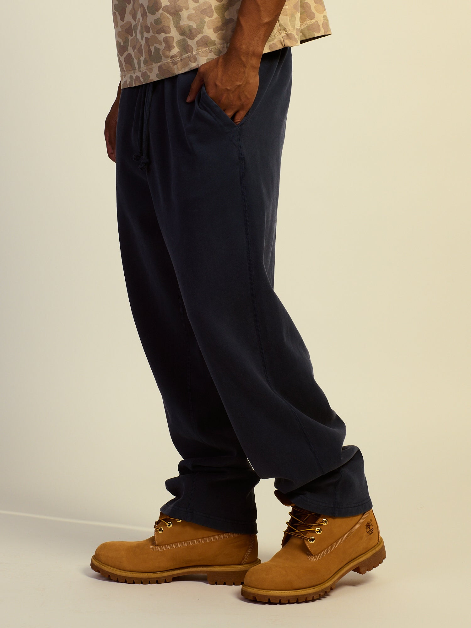 KOLBY BAGGY SWEATPANT - CHARCOAL NAVY