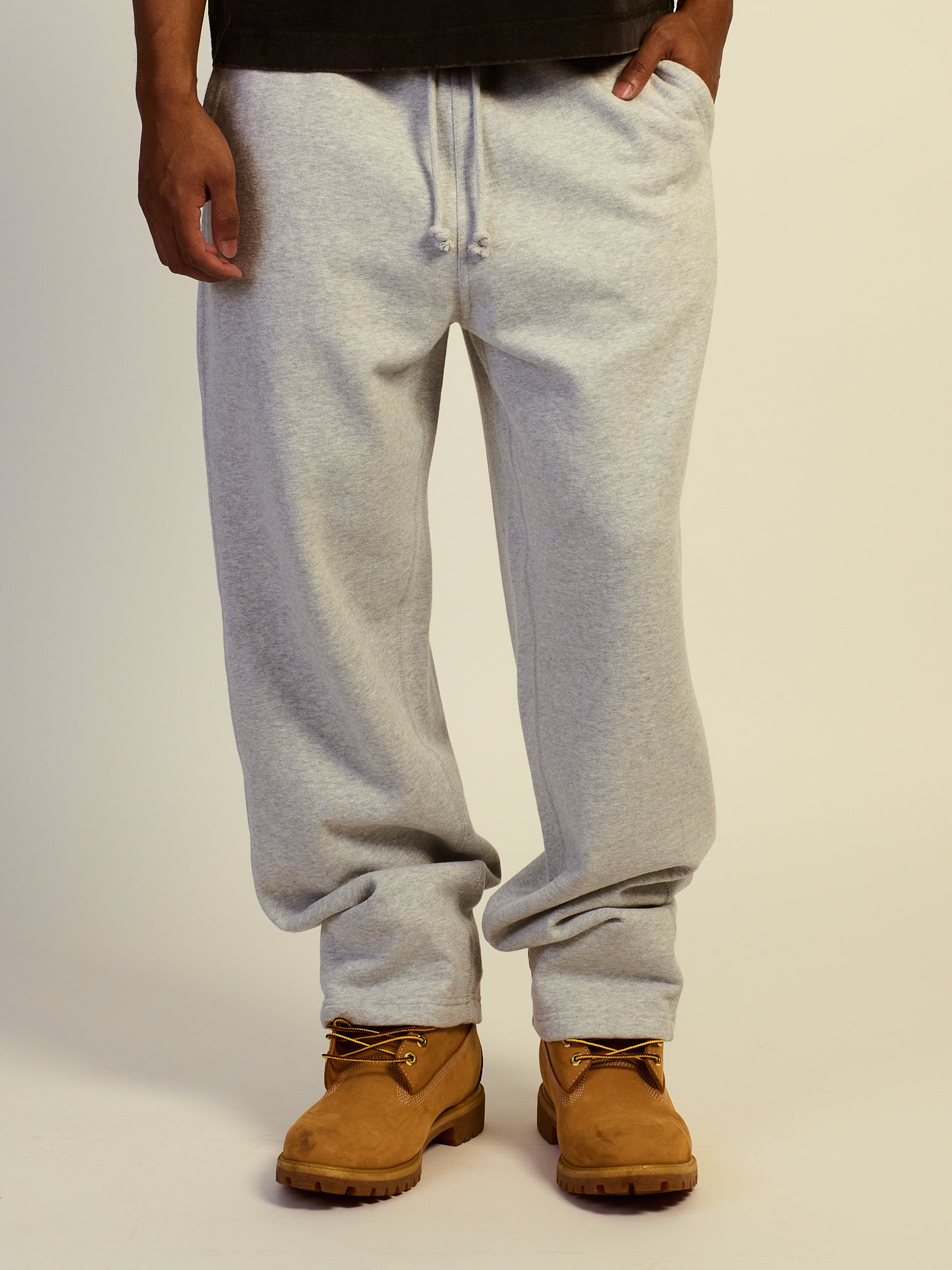 KOLBY BAGGY SWEATPANT - HEATHER GREY