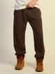 KOLBY KOLBY BAGGY FLEECE JOGGER - HEATHER CHOCOLATE - Boathouse