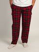 KOLBY KOLBY THOMAS CARGO PLAID PANT - RED - Boathouse