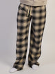KOLBY PLAID PANT - BLACK