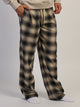 KOLBY PLAID PANT - BLACK