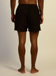 KOLBY SWIM WAVE STRETCH 5in SWIM SHORT - BLACK