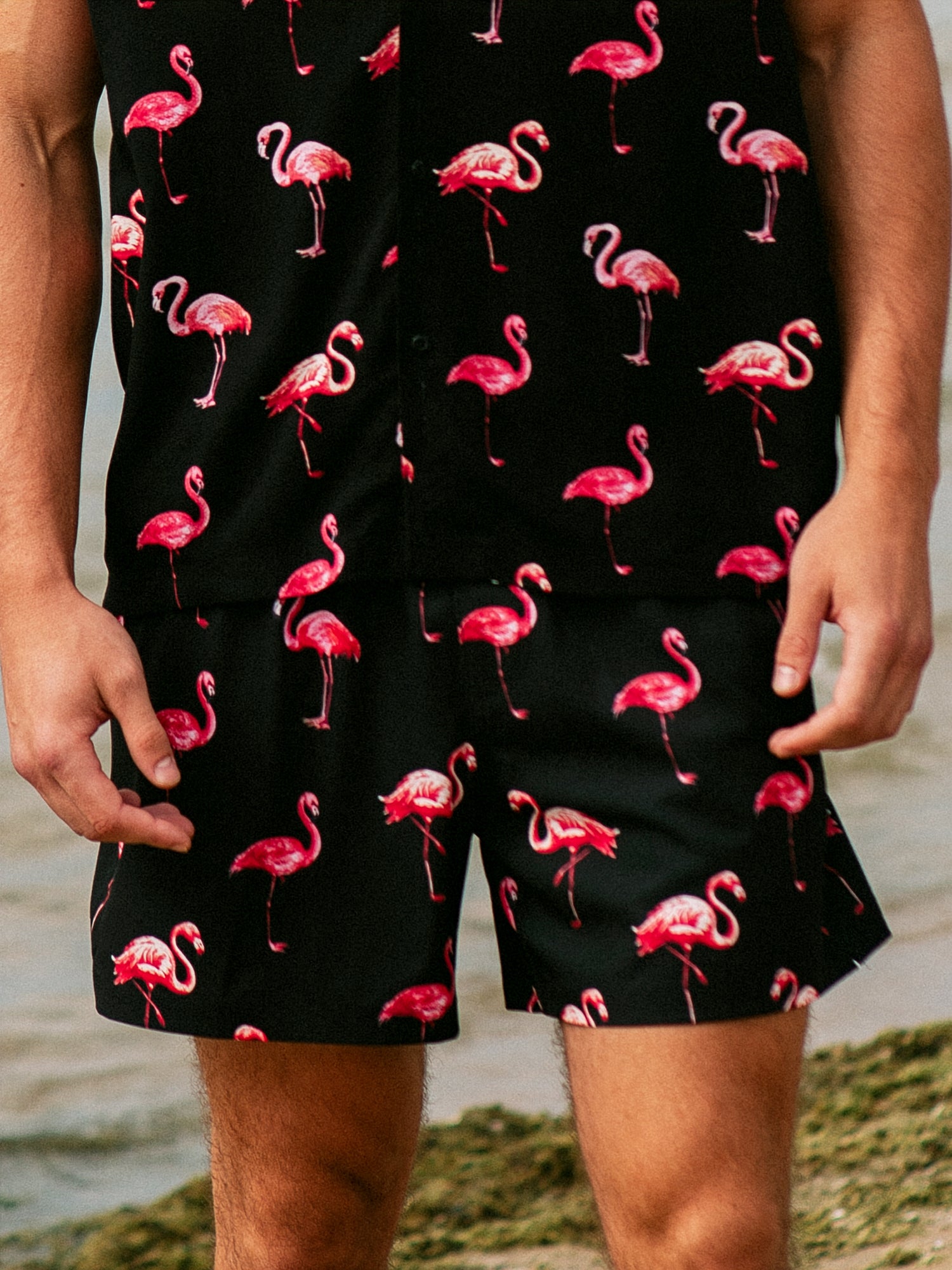 KOLBY FLAMINGO 5in STRETCH SWIM SHORT
