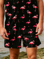 KOLBY SWIM FLAMINGO 5in STRETCH SWIM SHORT