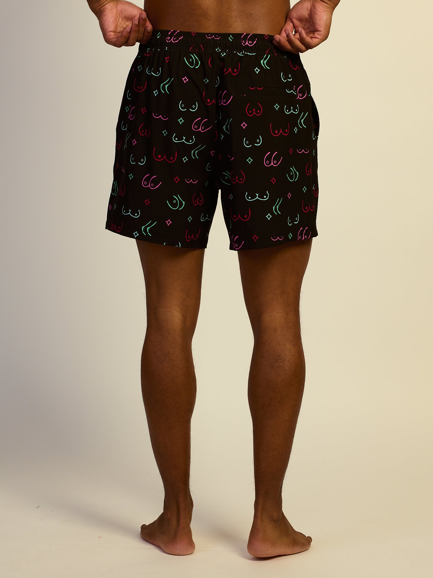 KOLBY BOOBIES 5in STRETCH SWIM SHORT