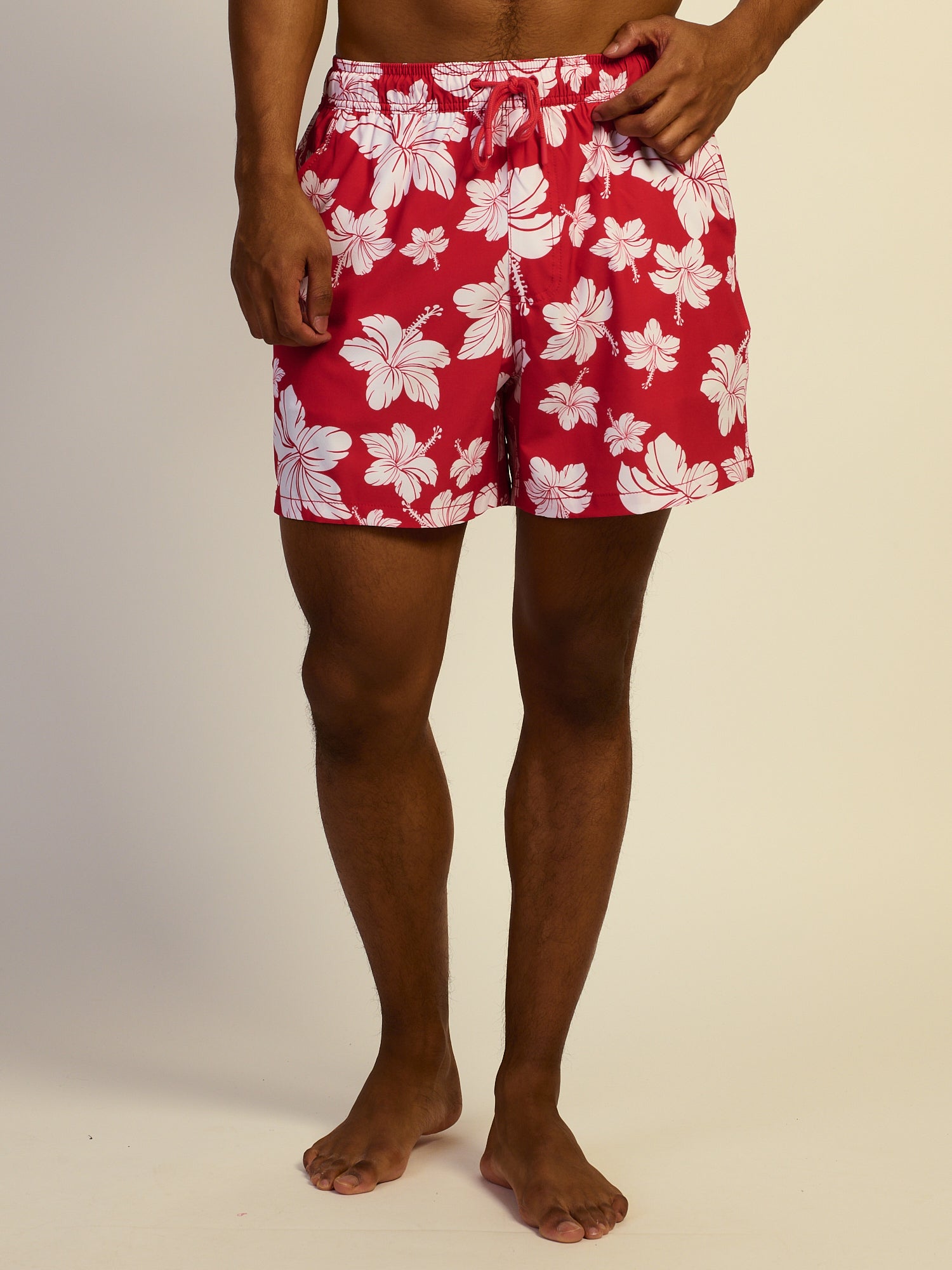 KOLBY HIBISCUS 5in STRETCH SWIM SHORT