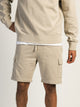 KOLBY KOLBY GARMENT DYE FRENCH TERRY CARGO SHORT - OATMEAL - Boathouse