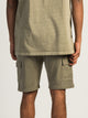 KOLBY KOLBY GARMENT DYE FRENCH TERRY CARGO SHORT - SAGE - Boathouse