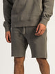 KOLBY KOLBY GARMENT DYE FRENCH TERRY JOG SHORT - IRON - Boathouse