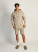 KOLBY KOLBY GARMENT DYE FRENCH TERRY JOG SHORT - OATMEAL - Boathouse