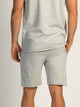 KOLBY KOLBY GARMENT DYE FR TERRY MELANGE JOG SHORT - GREY MELANGE - Boathouse