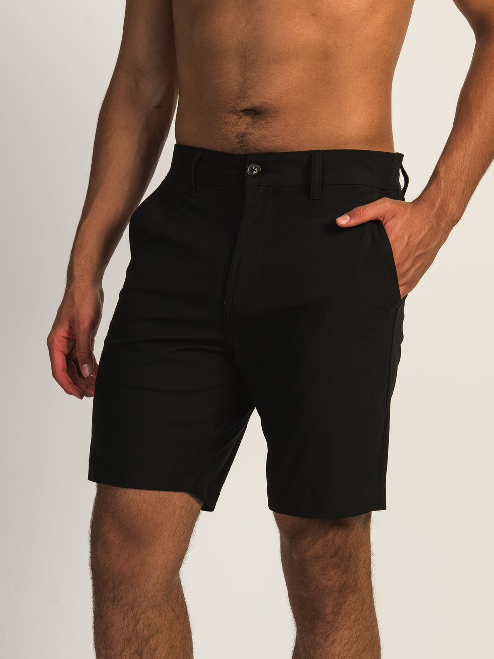 KOLBY KEEP COOL 9in STRETCH SHORT - BLACK