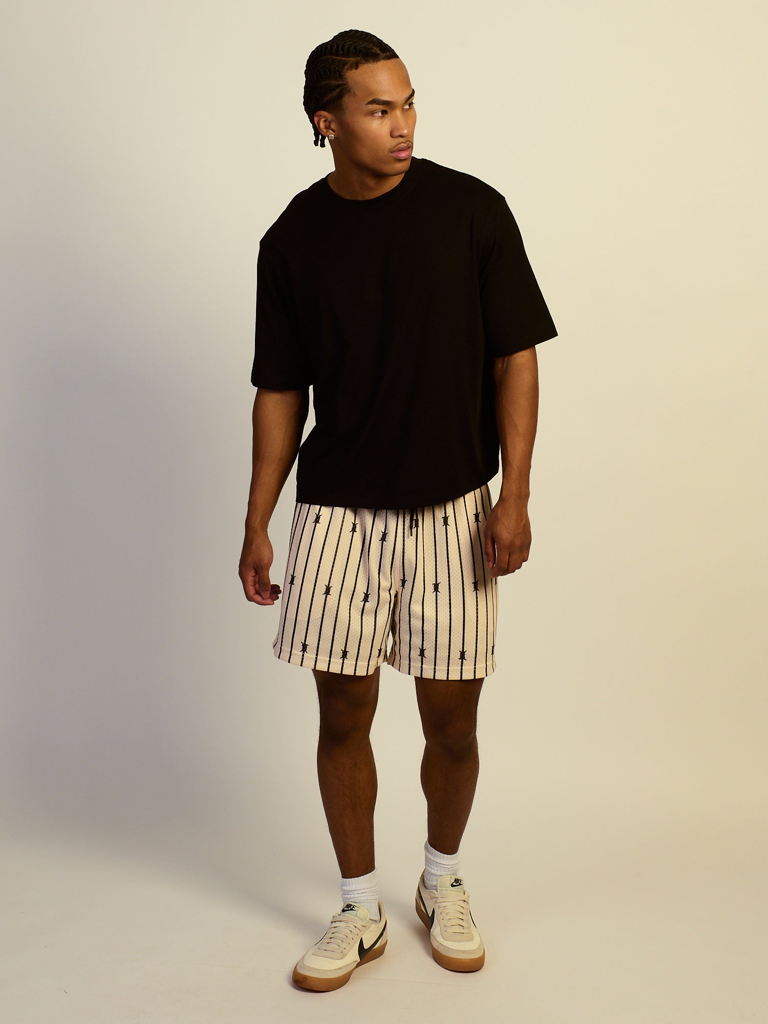 KOLBY MESH SHORT - BARBED WIRE