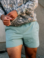 KOLBY KEEP COOL STRETCH PULL ON SHORT - GREEN