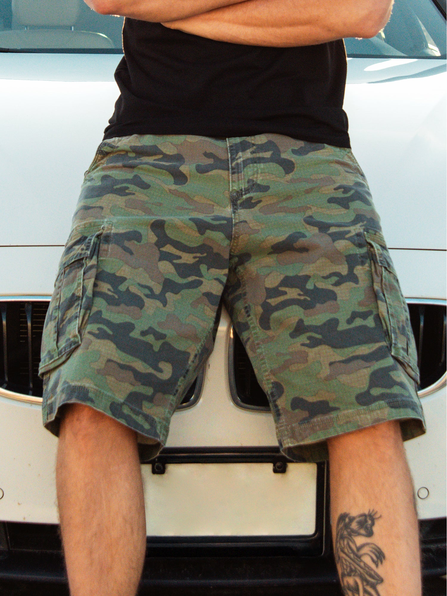 KOLBY BAGGY CARGO SHORT - CAMO