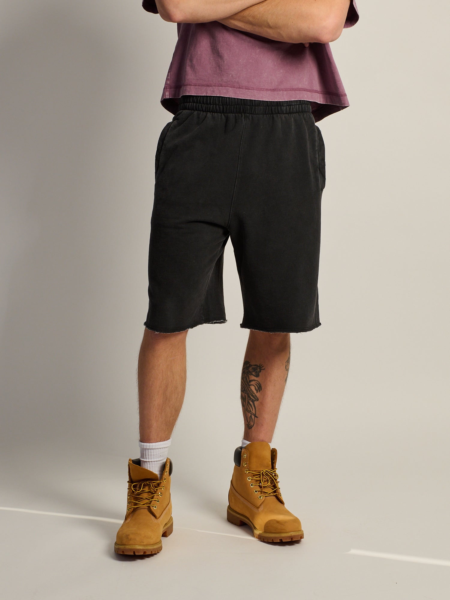 SWEATSHORT KOLBY BAGGY – NOIR