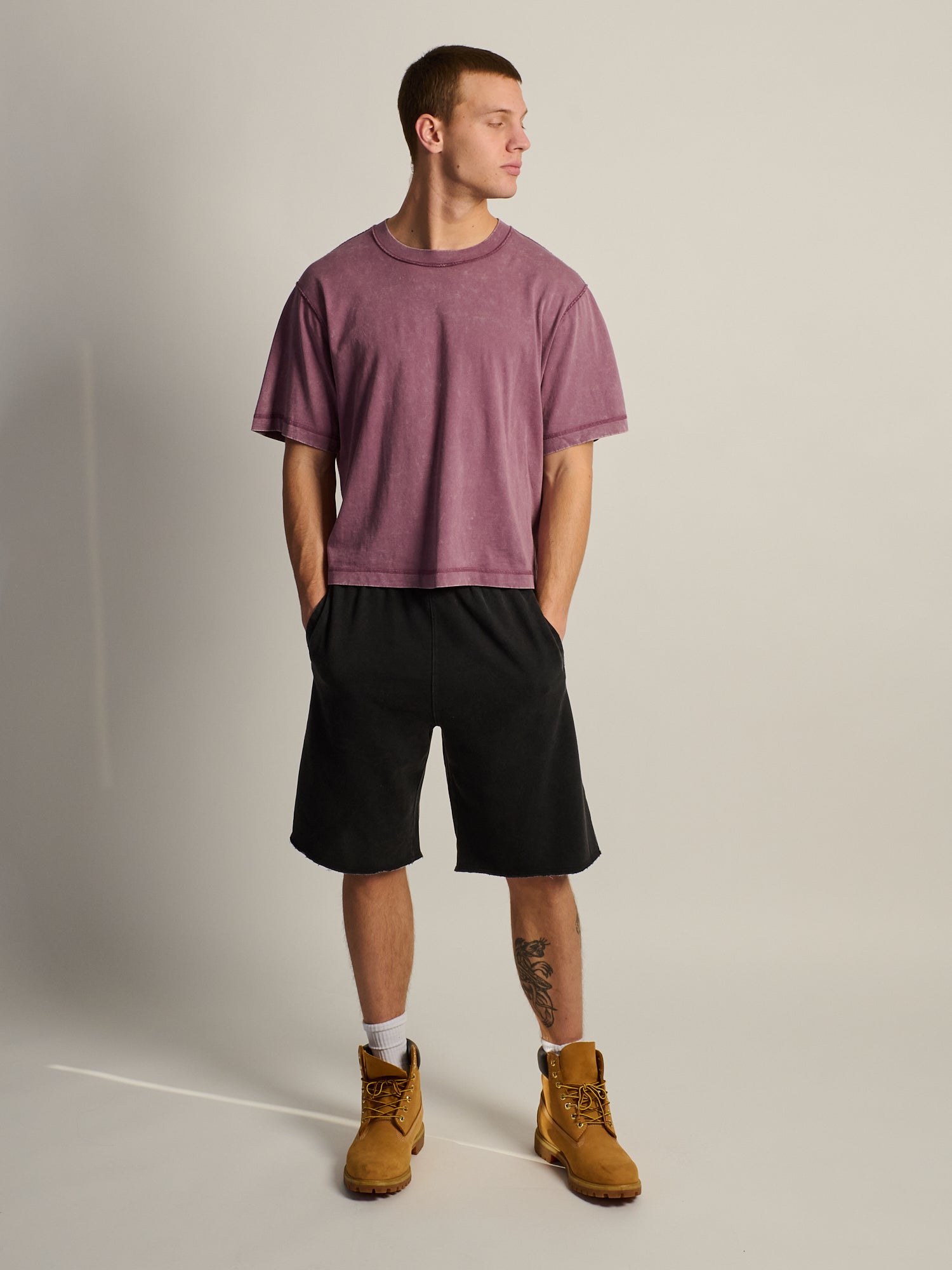SWEATSHORT KOLBY BAGGY – NOIR