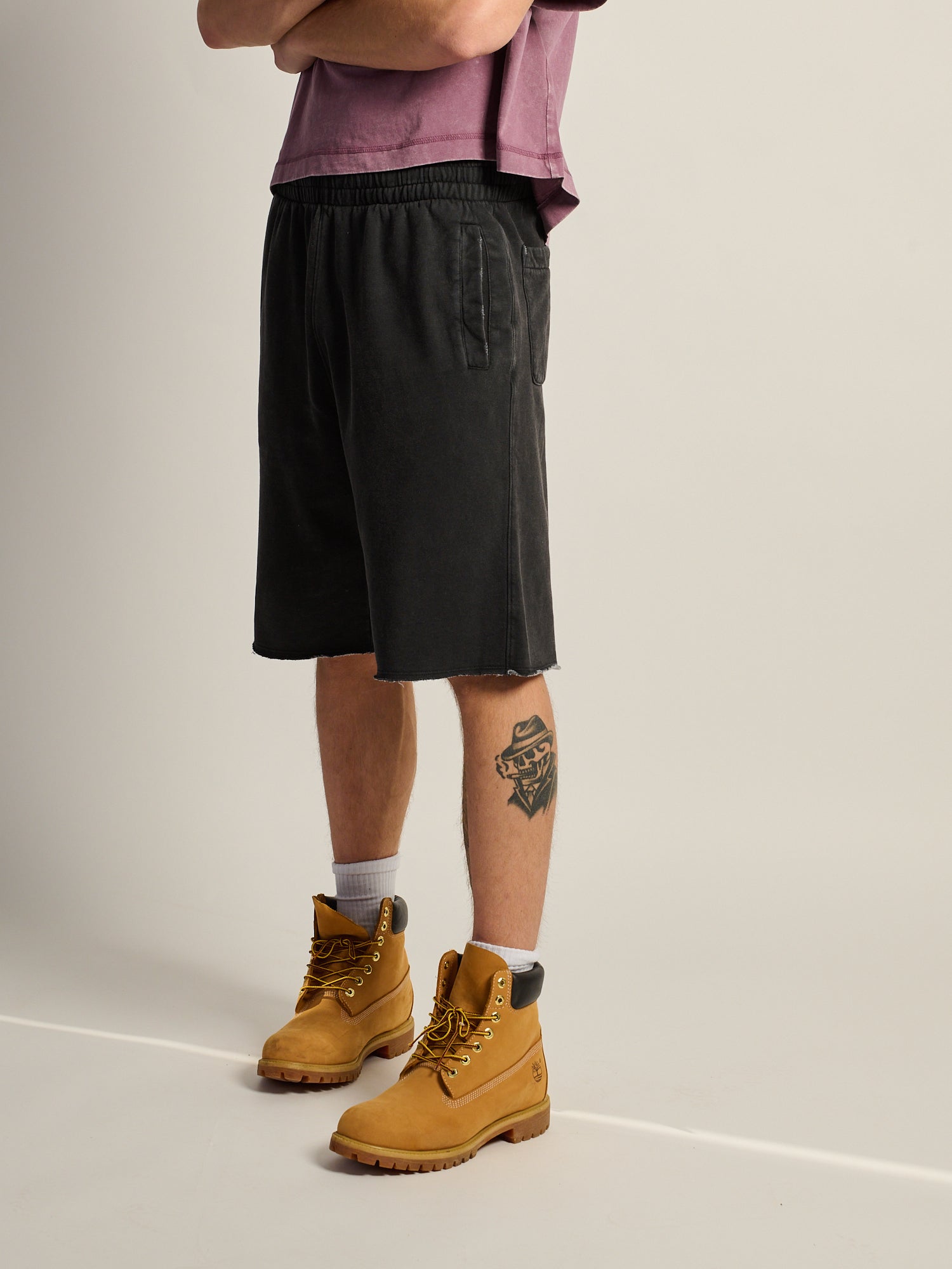 SWEATSHORT KOLBY BAGGY – NOIR