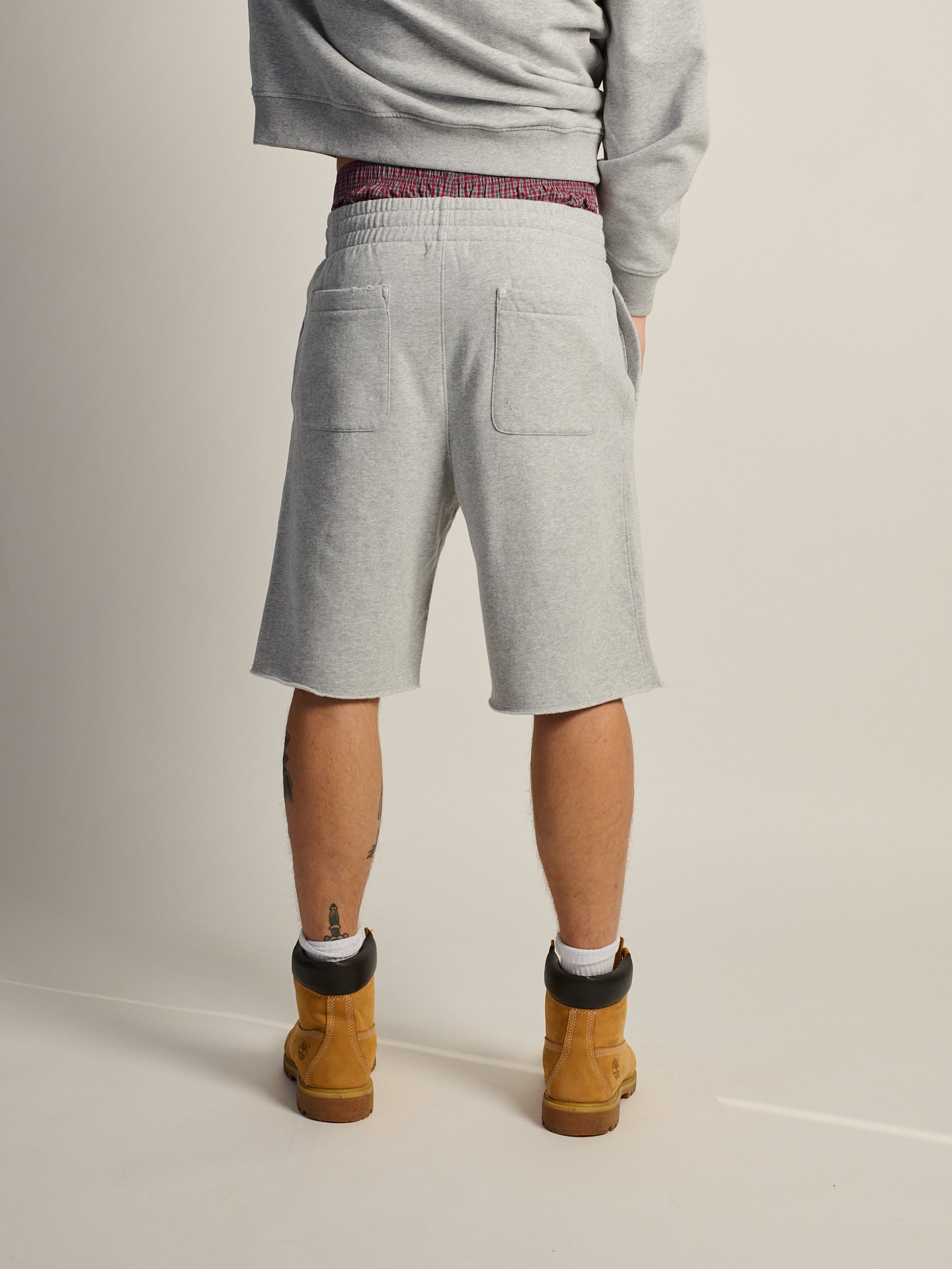 SWEATSHORT KOLBY BAGGY – GRIS CHINÉ