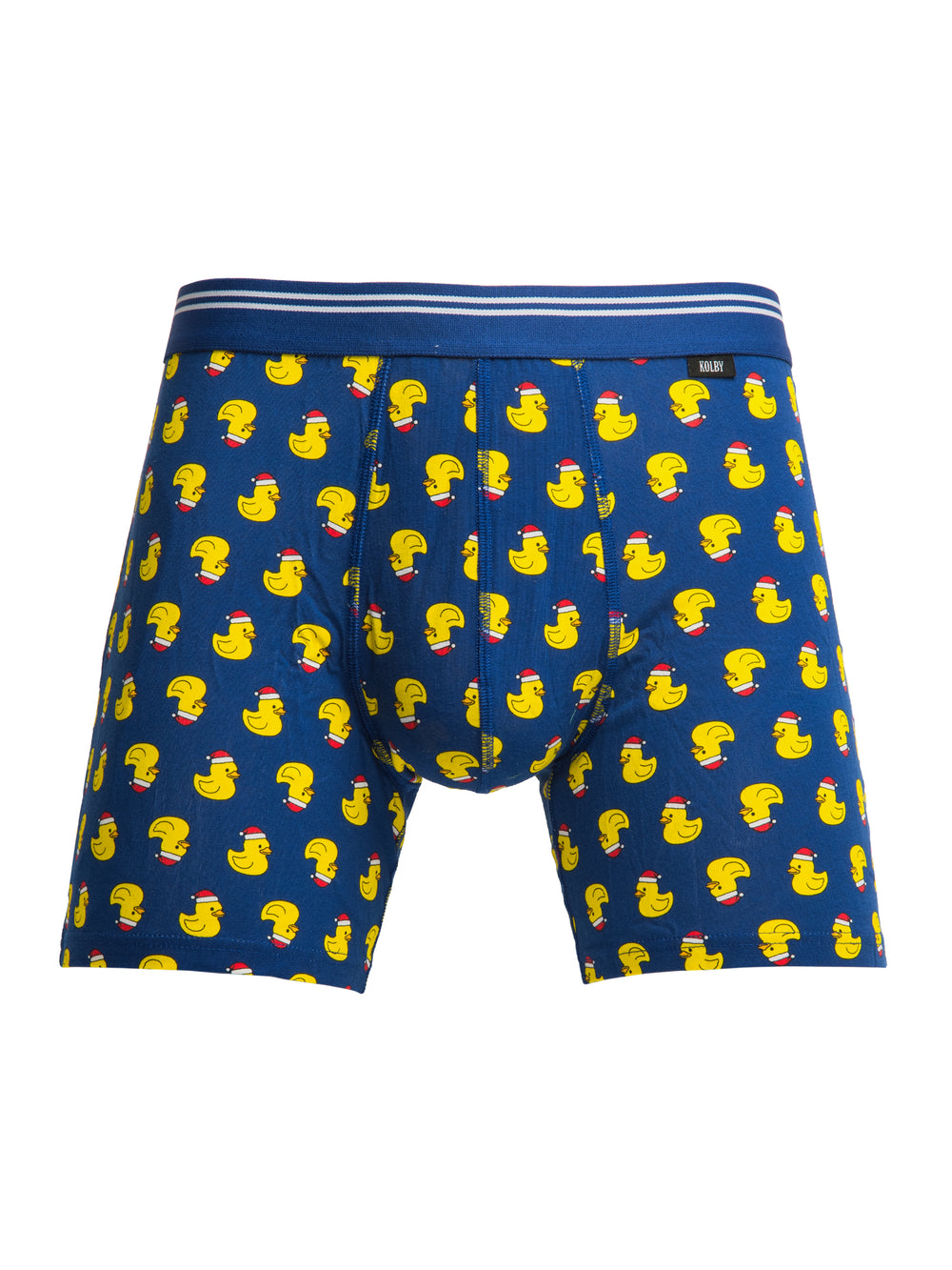 KOLBY PRINTED BOXER BRIEF - NAVY