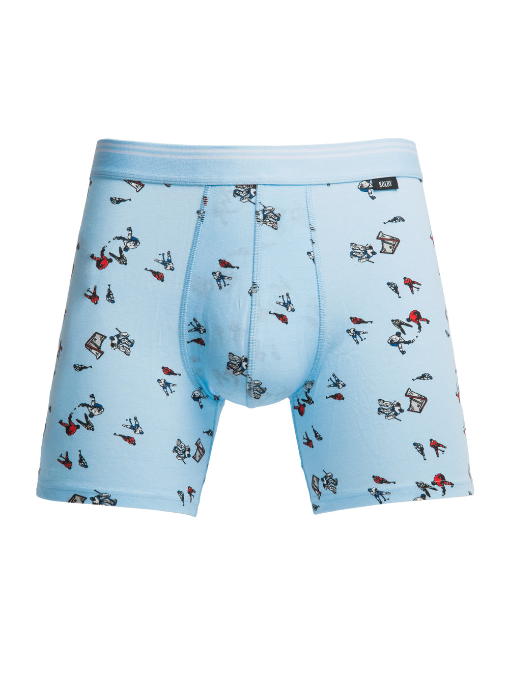 BOXER IMPRIMÉ KOLBY - BLEU