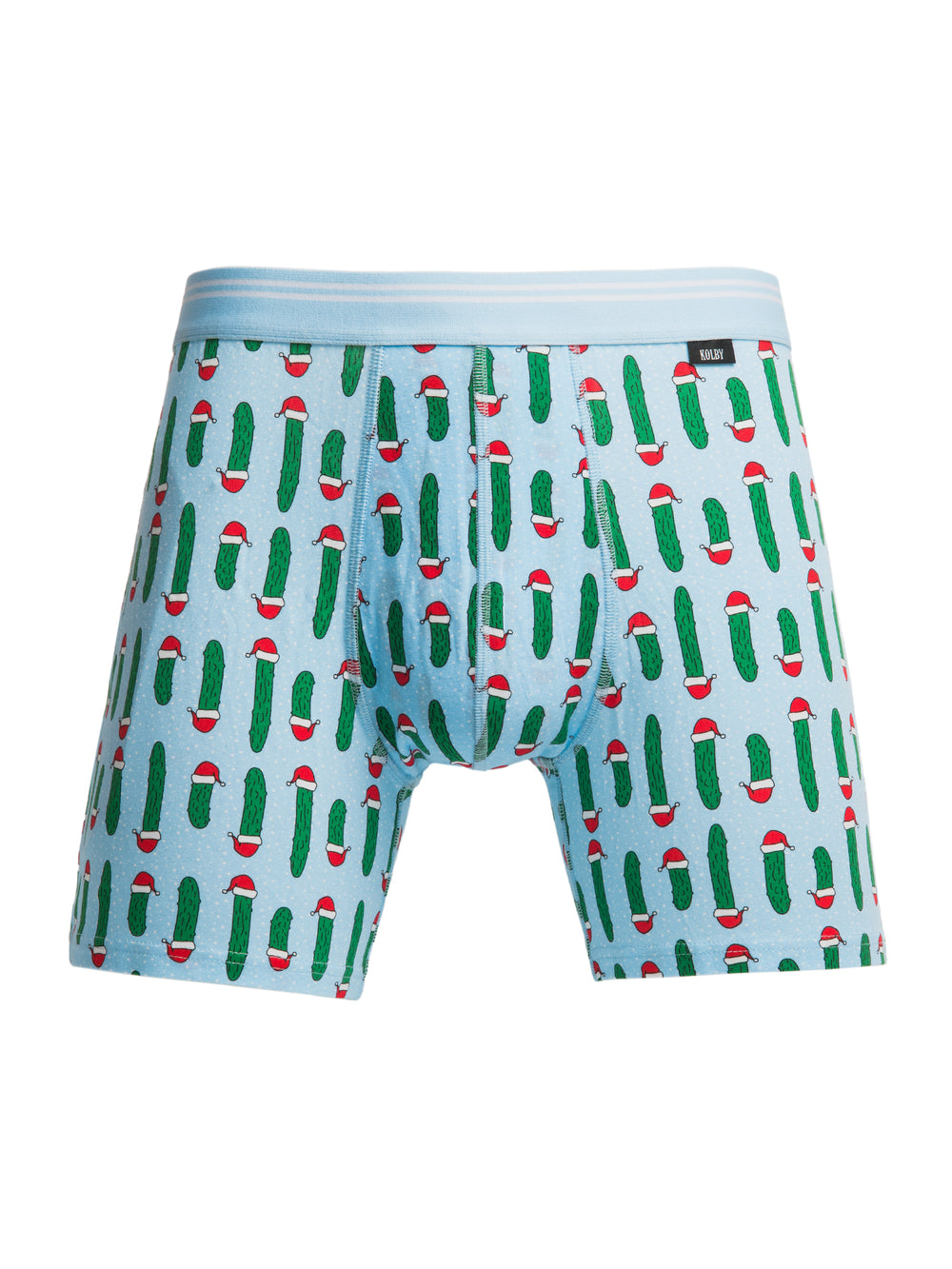 KOLBY PRINTED BOXER BRIEF - LIGHT BLUE