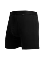 KOLBY PRINTED BOXER BRIEF - SOLID BLK