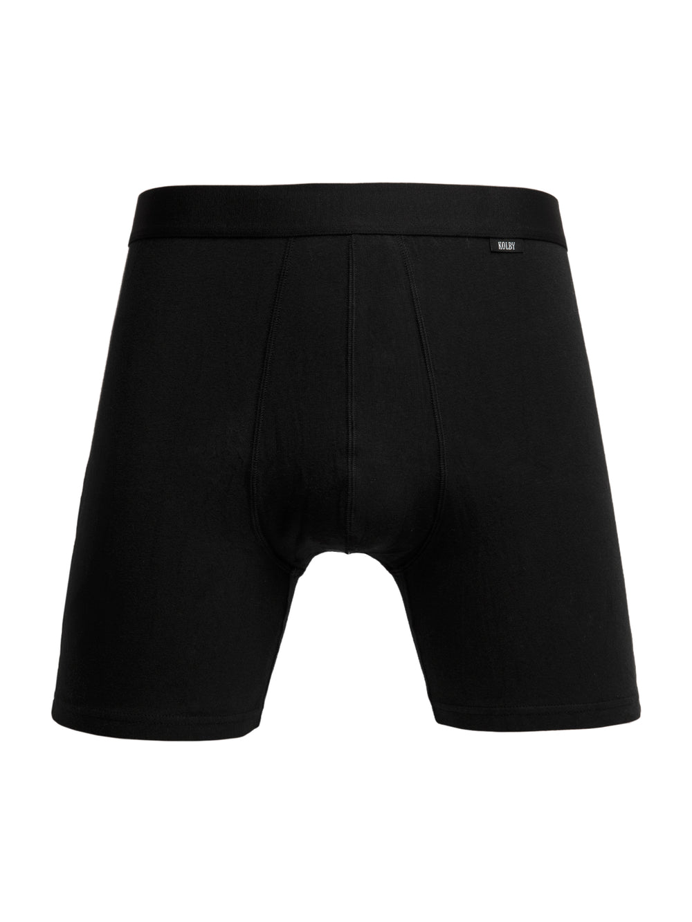 BOXER IMPRIMÉ KOLBY - NOIR SOLIDE