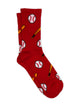 CHAUSSETTES DE BASEBALL KOLBY - ROUGE
