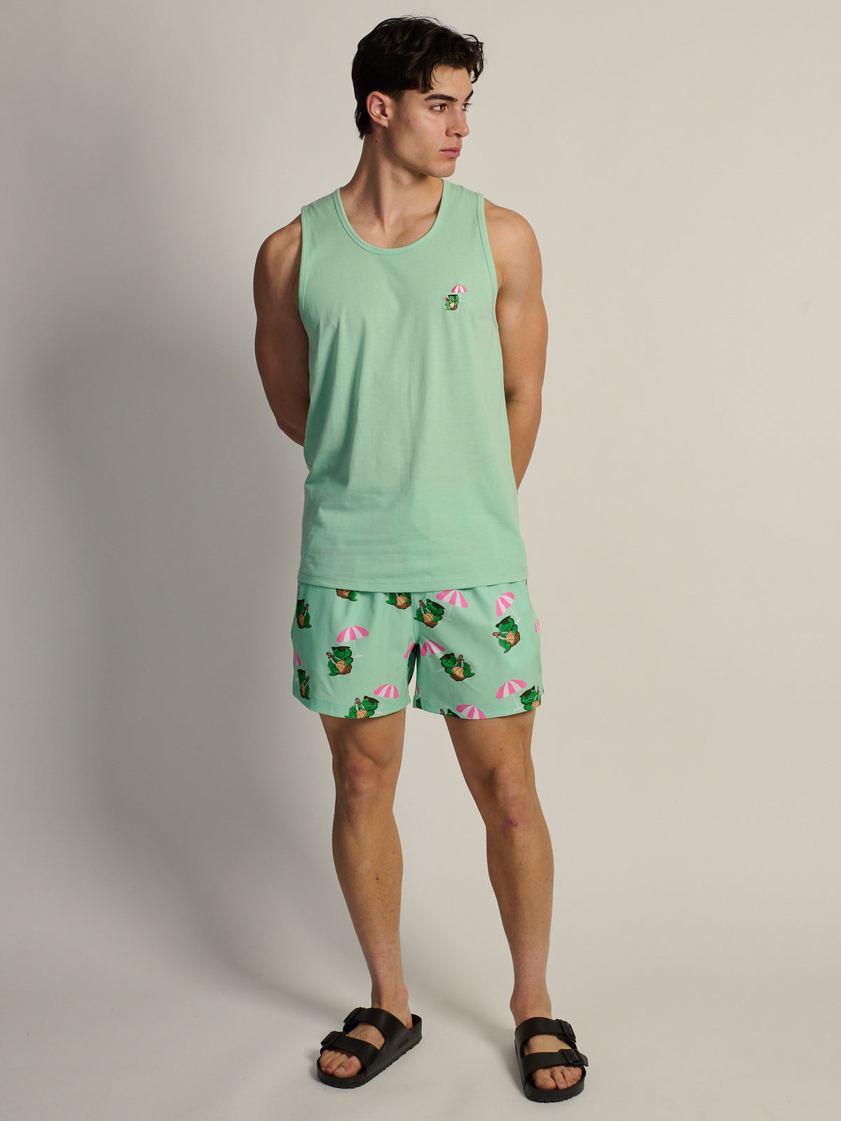 KOLBY TURTLETINI 5in STRETCH SWIM SHIRT