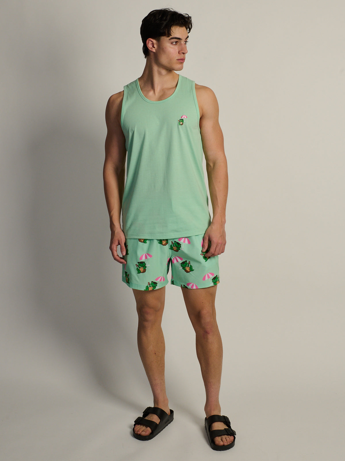 KOLBY TURTLETINI TANK TOP - GREEN