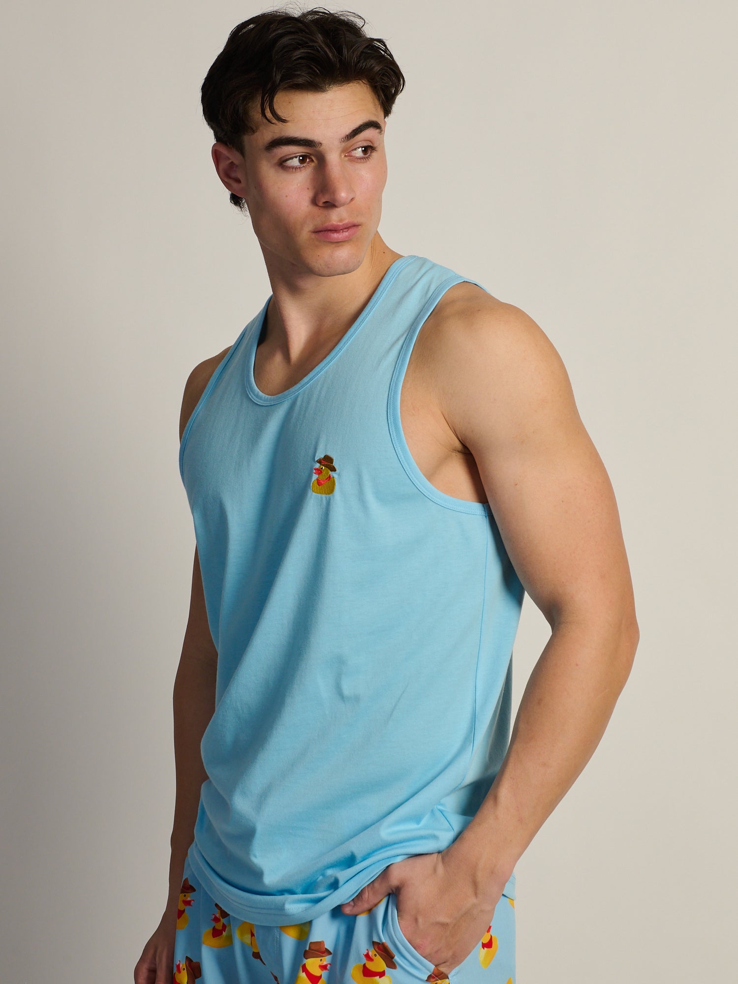 DÉBARDEUR KOLBY COWBOY DUCK – BLEU CLAIR