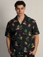 CHEMISE KOLBY TIKI S/C - NOIR