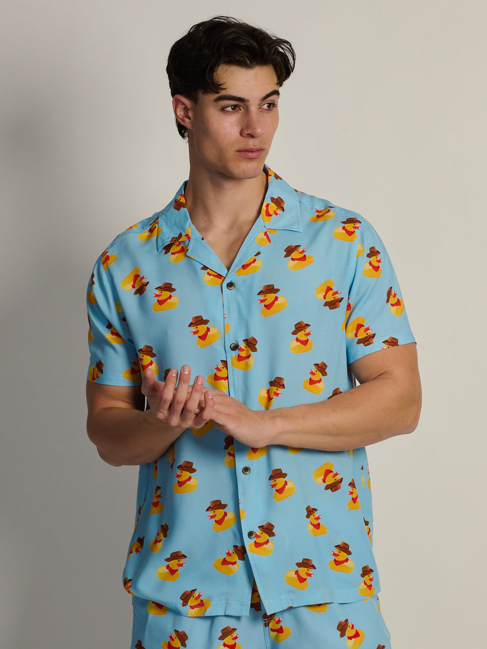 CHEMISE KOLBY COWBOY DUCK – BLEU CLAIR